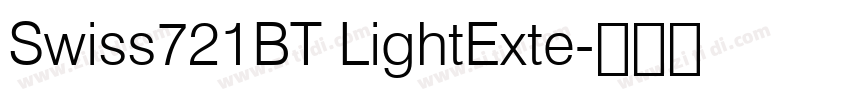Swiss721BT LightExte字体转换